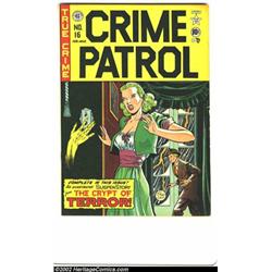 Crime Patrol #16 (EC, 1950) Condition: FN+. Johnny Craig was already turning in some beautiful co...