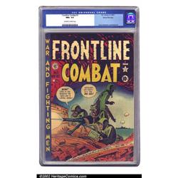 Frontline Combat #3 Gaines File pedigree Certificate Missing (EC, 1951) CGC NM+ 9.6 Off-white to...