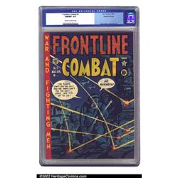 Frontline Combat #5 Gaines File pedigree (EC, 1952) CGC NM/MT 9.8 Off-white to white pages. If on...