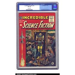 Incredible Science Fiction #32 (EC, 1955) CGC VF+ 8.5 Off-white pages. Jack Davis created one of...