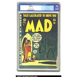 Mad #1 (EC, 1952) CGC VG/FN 5.0 Cream to off-white pages. This seminal satire issue started the b...