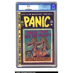 Panic #4 Gaines File pedigree 10/12 (EC, 1954) CGC NM+ 9.6 White pages. Hot babes Melvina and Irv...