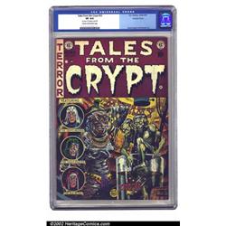 Tales From the Crypt #33 Double cover (EC, 1952) CGC VF 8.0 Cream to off-white pages. This is an...