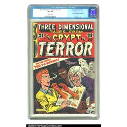 Three Dimensional Tales from the Crypt of Terror #2 (EC, 1954) CGC VF+ 8.5 Off-white pages. Seeme...