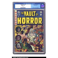 Vault of Horror #28 Gaines File pedigree Certificate Missing (EC, 1953) CGC NM/MT 9.8 Off-white p...