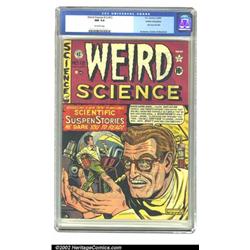 Weird Science #12 (#1) Cosmic Aeroplane pedigree (EC, 1950) CGC NM 9.4 Off-white pages. The 1950s...
