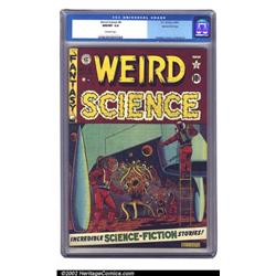 Weird Science #8 Gaines File pedigree 4/12 (EC, 1951) CGC NM/MT 9.8 Off-white pages. It's hard to...