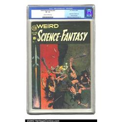 Weird Science-Fantasy #29 (EC, 1955) CGC VF- 7.5 Cream to off-white pages. An awesome cover by Fr...