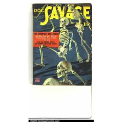 Doc Savage Group Lot (Street & Smith, various dates). This lot consists of three Doc Savage pulps...