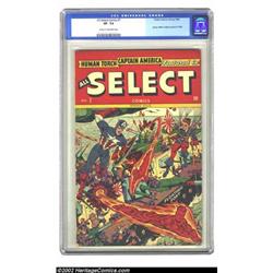 All Select Comics #7 (Timely, 1945) CGC VF- 7.5 Cream to off-white pages. The action never ends o...