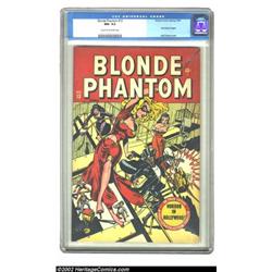 Blonde Phantom #13 (Timely, 1947) CGC NM- 9.2 Cream to off-white pages. This exquisite copy is on...