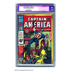 Captain America Comics #14 (Timely, 1942) CGC Apparent VF/NM 9.0 Slight (P) Cream to off-white pa...