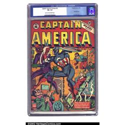 Captain America Comics #16 (Timely, 1942) CGC FN+ 6.5 Light tan to off-white pages. The Red Skull...