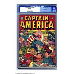 Captain America Comics #24 (Timely, 1943) CGC VG+ 4.5 Cream to off-white pages. Syd Shores proves...