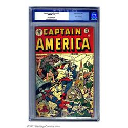 Captain America Comics #50 (Timely, 1945) CGC FN/VF 7.0 Tan to off-white pages. Where does a gori...