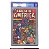 Image 1 : Captain America Comics #61 (Timely, 1947) CGC VF- 7.5 Off-white pages. A great Syd Shores Red Sku...