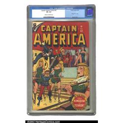 Captain America Comics #62 (Timely, 1947) CGC VF+ 8.5 Cream to off-white pages. In this issue, Ca...