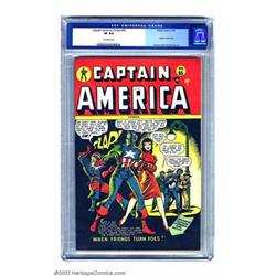 Captain America Comics #65 (Timely, 1948) CGC VF 8.0 Off-white pages. Syd Shores contributed 27 c...