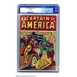 Captain America Comics #66 (Timely, 1948) CGC FN+ 6.5 Cream to off-white pages. Several of the la...