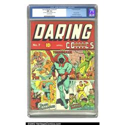 Daring Mystery Comics #7 (Timely, 1941) CGC NM- 9.2 Off-white pages. Captain Thunderer comes char...