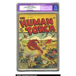The Human Torch #9 (Timely, 1942) CGC Apparent FN/VF 7.0 Slight (A) Cream to off-white pages. Don...