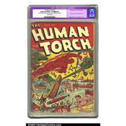 The Human Torch #10 (Timely, 1942) CGC Apparent FN/VF 7.0 Slight (A) Off-white pages. This absolu...