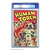 Image 1 : The Human Torch #21 (Timely, 1945) CGC FN/VF 7.0 Off-white to white pages. Alex Schomburg strikes...