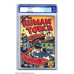 The Human Torch #25 (Timely, 1946) CGC VG- 3.5 Cream to off-white pages. The Human Torch and the...