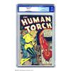 Image 1 : The Human Torch #32 (Timely, 1948) CGC VG/FN 5.0 Off-white pages. Sun Girl makes one of her rare...