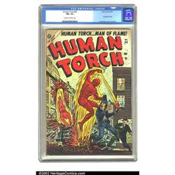 The Human Torch #36 (Timely, 1954) CGC FN+ 6.5 Cream to off-white pages. The title's revival in 1...