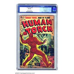 The Human Torch #38 (Timely, 1954) CGC VG 4.0 Cream to off-white pages. Some of the latter issues...