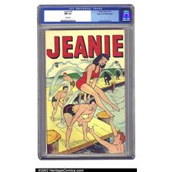 Jeanie Comics #16 Mile High pedigree (Timely, 1947) CGC NM 9.4 White pages. Lots of white on the...