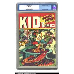 Kid Komics #3 (Timely, 1943) CGC NM 9.4 Off-white to white pages. The Young Allies do their best...