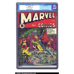 Marvel Mystery Comics #6 (Timely, 1940) CGC FN 6.0 Cream to off-white pages. Shades of James Bond...