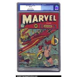 Marvel Mystery Comics #26 (Timely, 1941) CGC VF 8.0 Cream to off-white pages. Sub-Mariner takes a...