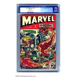 Marvel Mystery Comics #53 (Timely, 1944) CGC VG+ 4.5 Cream to off-white pages. Alex Schomburg's c...