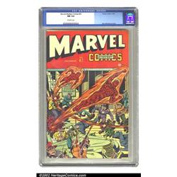 Marvel Mystery Comics #67 (Timely, 1945) CGC NM 9.4 Off-white pages. As the war drew to a close,...