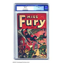 Miss Fury #5 Twilight pedigree (Timely, 1945) CGC FN 6.0 Cream to off-white pages. An exceptional...
