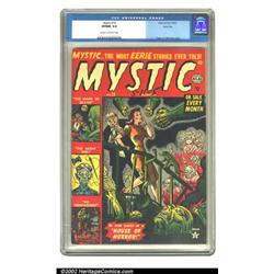 Mystic #15 River City pedigree (Atlas, 1952) CGC VF/NM 9.0 Cream to off-white pages. Joe Maneely...