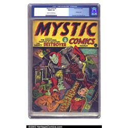 Mystic Comics #8 (Timely, 1942) CGC FN/VF 7.0 Cream to off-white pages. An amazingly horrific bon...