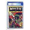 Image 1 : Mystic Comics Vol. 2, #1 (Timely, 1944) CGC VG+ 4.5 Off-white pages. The Angel swoops in to rescu...
