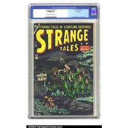 Strange Tales #27 Big Apple pedigree (Atlas, 1954) CGC VF/NM 9.0 Cream to off-white pages. Featur...