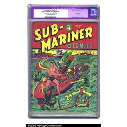 Sub-Mariner Comics #4 (Timely, 1941) CGC Apparent VF+ 8.5 Slight (A) Cream to off-white pages. Th...