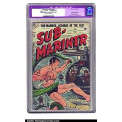 Sub-Mariner Comics #35 (Timely, 1954) CGC Apparent VF- 7.5 Slight (A) Off-white to white pages. T...