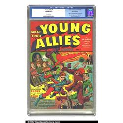 Young Allies Comics #1 Pennsylvania pedigree (Timely, 1941) CGC VF/NM 9.0 Off-white pages. The dy...
