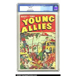 Young Allies Comics #17 (Timely, 1945) CGC NM 9.4 Off-white to white pages. After WWII ended, so...