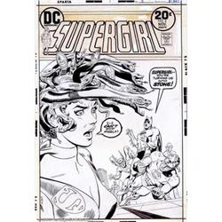 Bob Oskner - Original Cover Art for Supergirl #8 (DC, 1973). Supergirl gets mythological on membe...