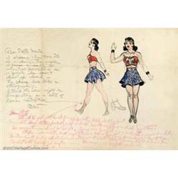 H. G. Peter - Original Illustration of Wonder Woman (ca. 1941). This is, quite frankly, an incred...