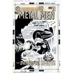 Mike Sekowsky and George Roussos - Original Cover Art for Metal Men #40 (DC Comics, 1968). For a...