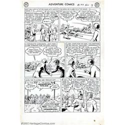 John Sikela - Original Art for Adventure Comics #170, page 9 (DC Comics, 1951). This is a page fr...